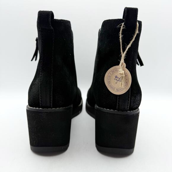 Sofft Womens Emeline Boots US 9.5M EU 41 Black Wedge Waterproof Suede NIB - Picture 10 of 13